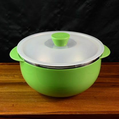 Apex 2200ml Microwave-safe Plastic Serving Bowl With Lid (1 Pc)