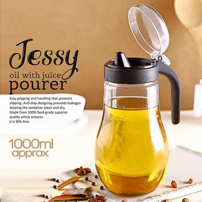 Apex Jessy Oil And Juice Pourer Dispenser Bottle Approx 1000ml (1 Pc)