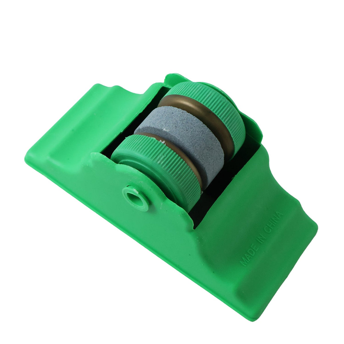 Compact Knife Sharpener With Adhesive Base Manual Roller Blade Sharpener (1 Pc)