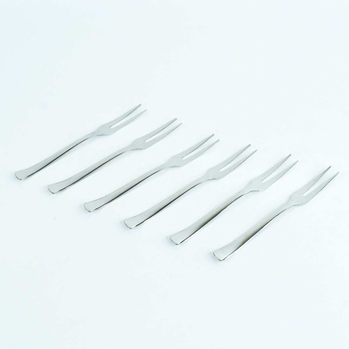 Apex 6 In 1 Stainless Steel Fruit Fork (1 Set)