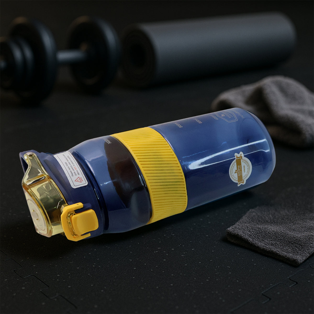 Sports Water Bottle With Flip Lock Lid 1400ml - (1 Pc)
