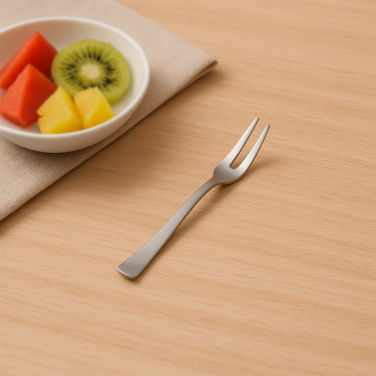Apex 6 In 1 Stainless Steel Fruit Fork (1 Set)