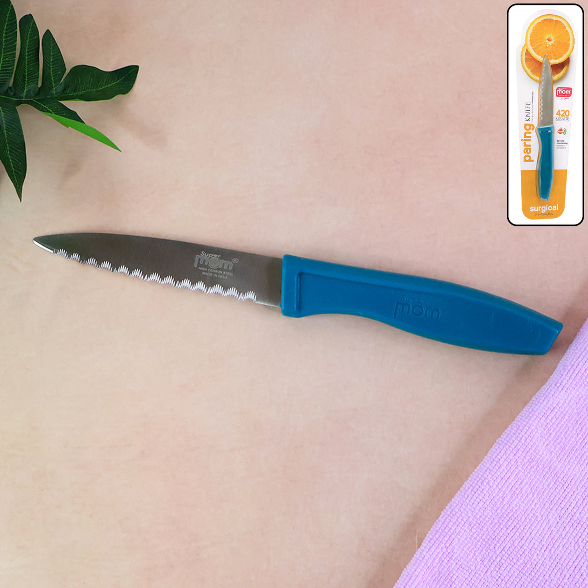 Supermom Premium Stainless Steel Paring Knife (1 Pc)