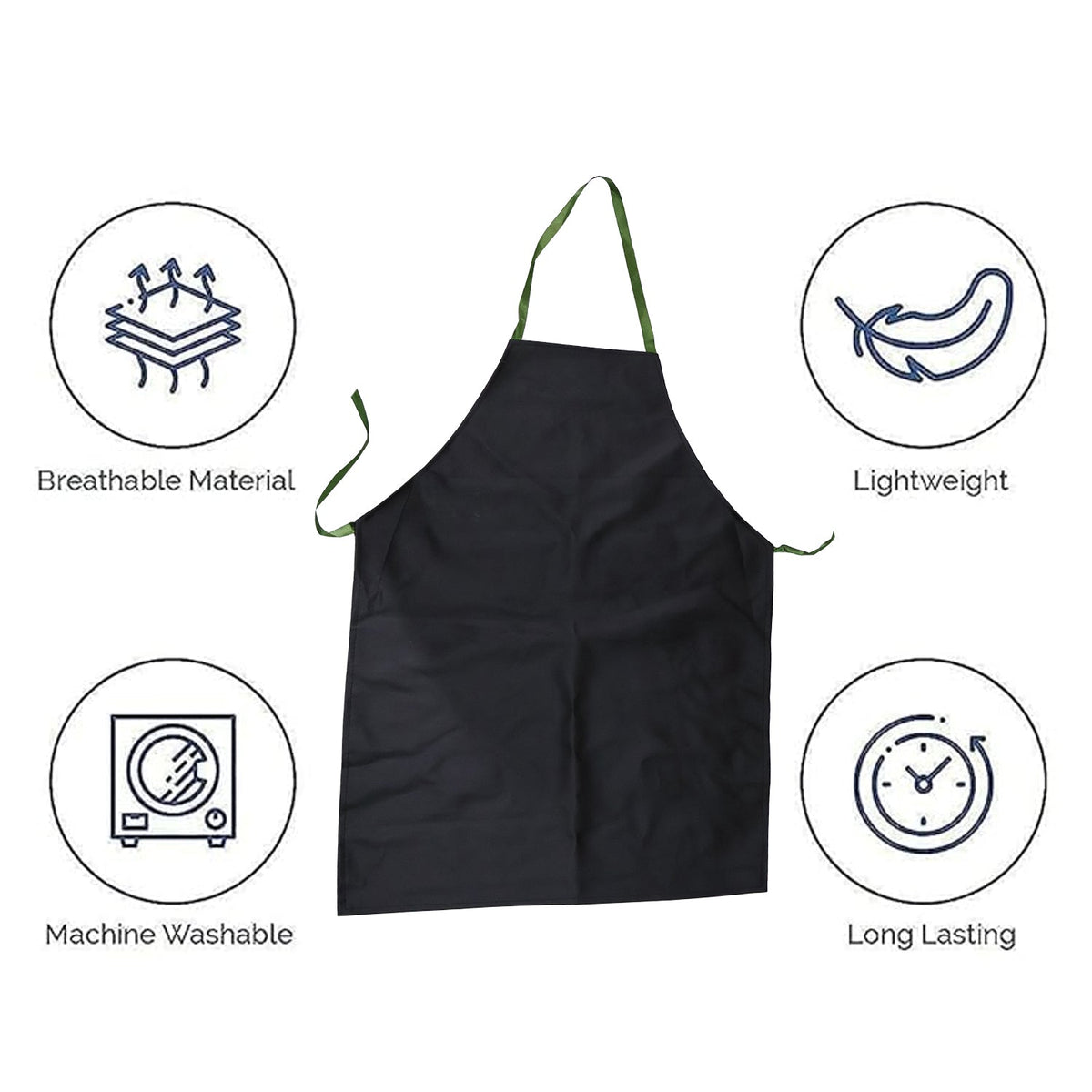 Adjustable Kitchen Cooking Apron For Chefs Baking Cleaning And Gardening (1 Pc)