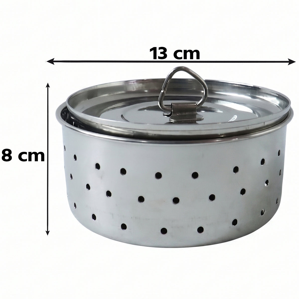 Stainless Steel Paneer Maker Mould With Lid For Cheese And Tofu Press (1 Pc)