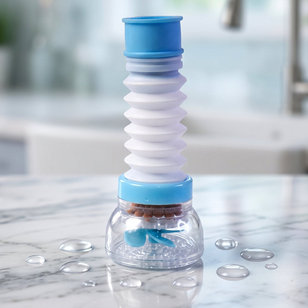 Plastic Faucet Water Filter Aerator For Kitchen Sink Splash-free Tap Use (1 Pc)