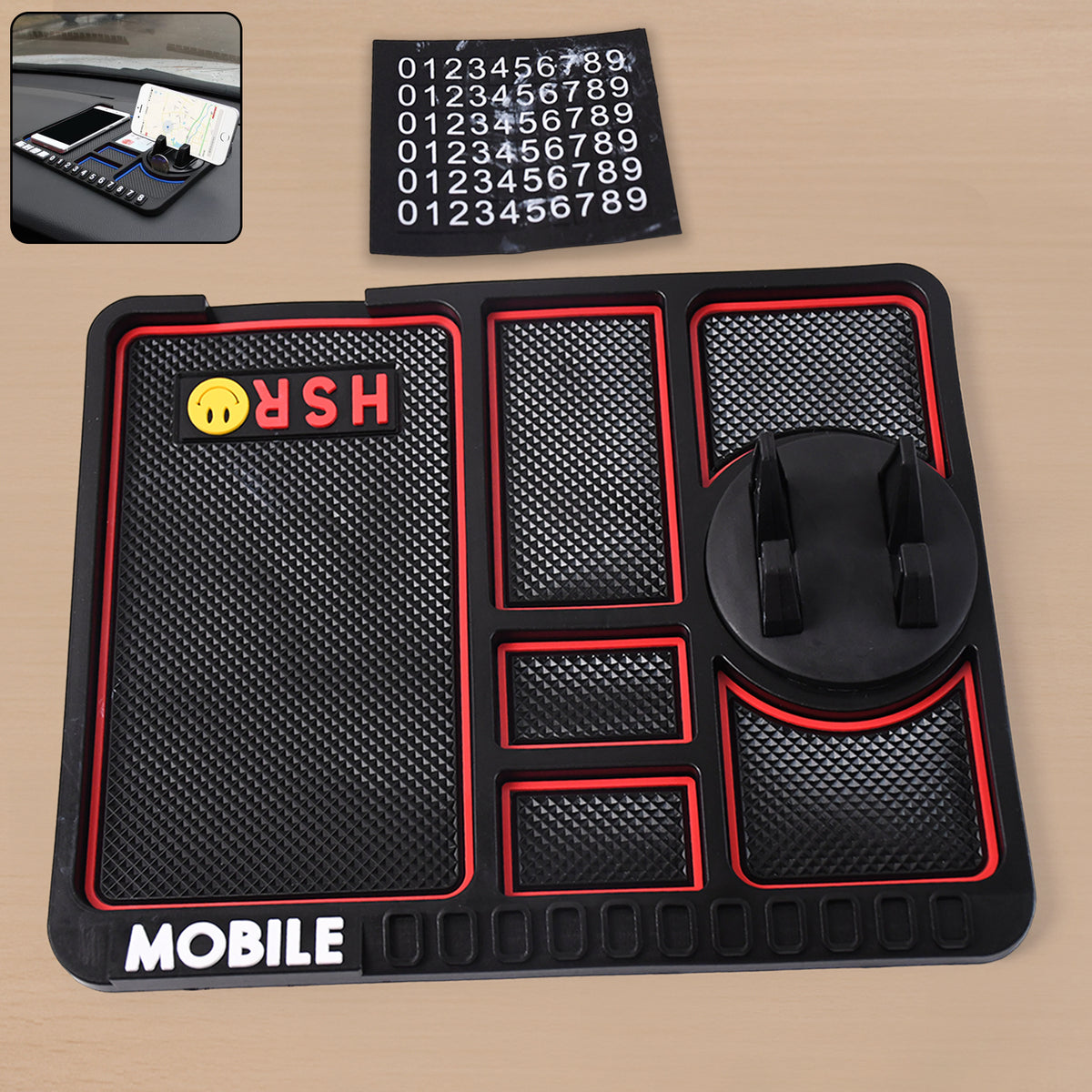 Car Dashboard Mat  Mobile Phone Holder Mount
