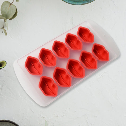 Silicone Mold Ice Cube Tray Creative Sweet Multi Type Ice Tray Buckets Ice Cube Trays Multi Fruit Shape Ice Tray (1 Pc)