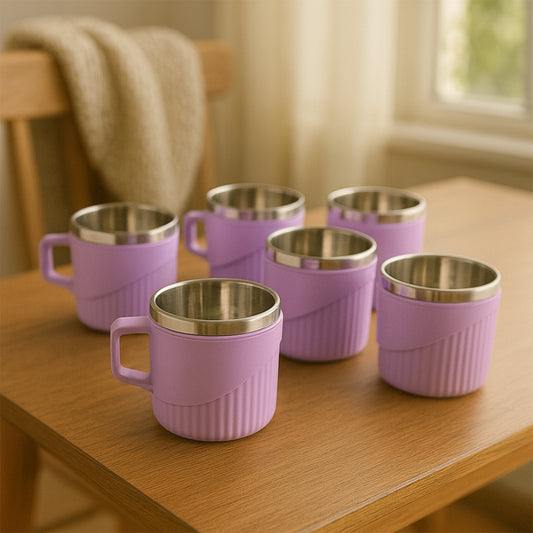 Apex Sturdy Tea  Coffee Cup - (6 Pc  Set)